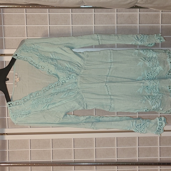 Aqua Boston Proper top - Picture 1 of 4